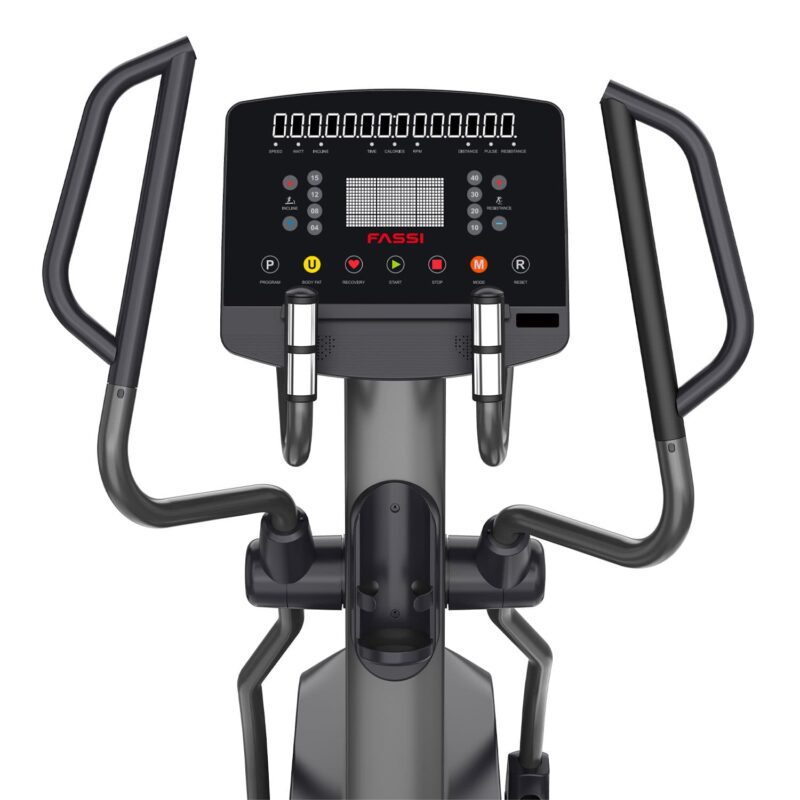 Ellittica Professionale Fassi E95 CLUB - 40 livelli espressi in watt con 23 programmi di allenamento per utenti fino a 160kg - immagine 8