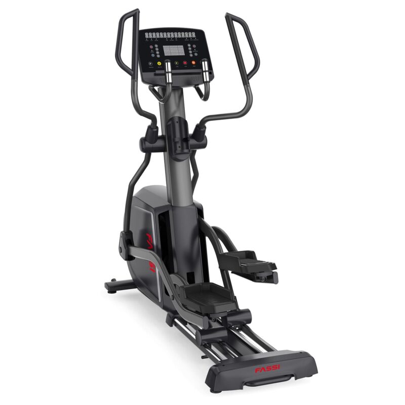 Ellittica Professionale Fassi E95 CLUB - 40 livelli espressi in watt con 23 programmi di allenamento per utenti fino a 160kg - immagine 3