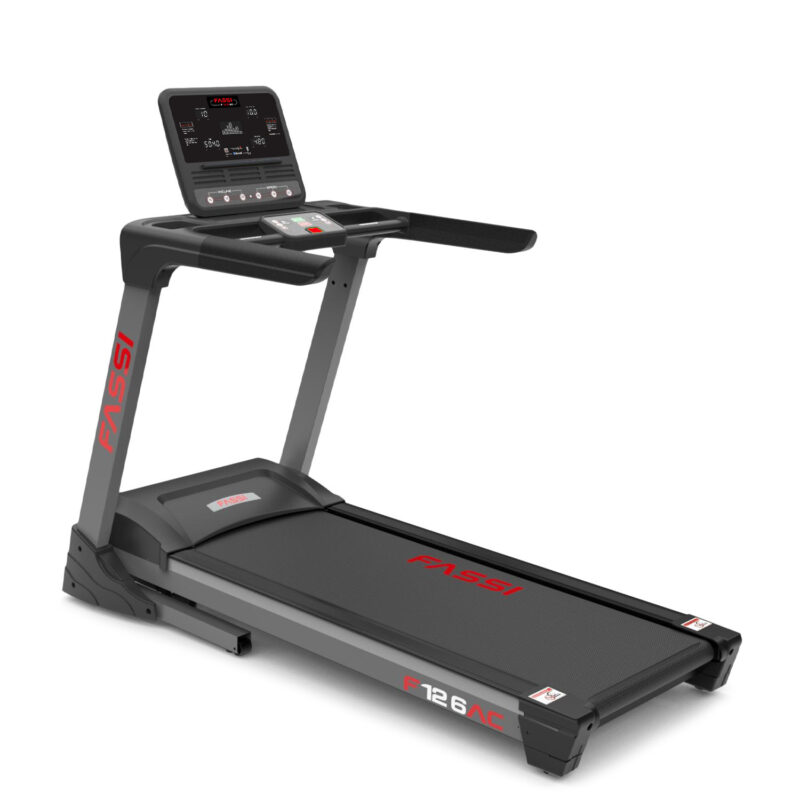 Tapis roulant Fassi 12.6 AC - Tapis roulant Elettrico 3 Hp con inclinazione 20% e 34 programmi di corsa - immagine 2