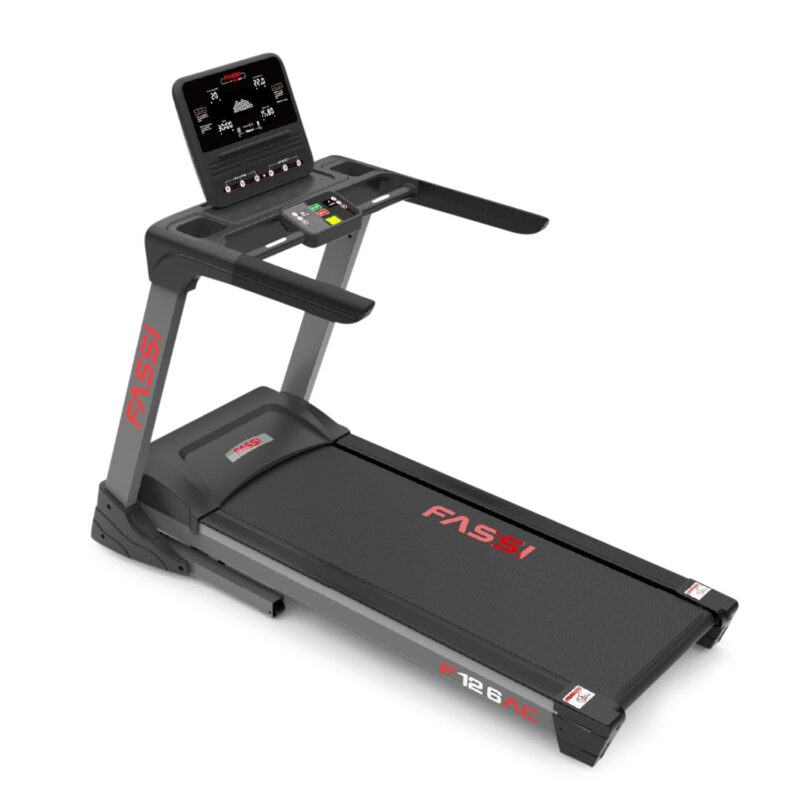 Tapis roulant Fassi 12.6 AC - Tapis roulant Elettrico 3 Hp con inclinazione 20% e 34 programmi di corsa - immagine 8