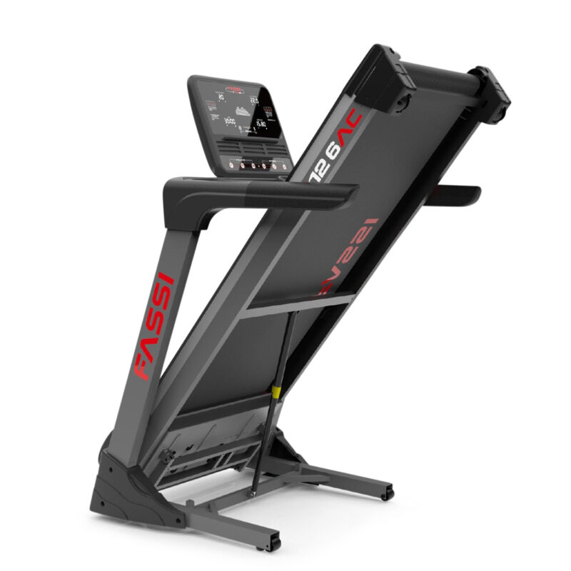 Tapis roulant Fassi 12.6 AC - Tapis roulant Elettrico, motore 3 Hp a corrente alternata, inclinazione elettrica 20 livelli, 34 programmi - immagine 12