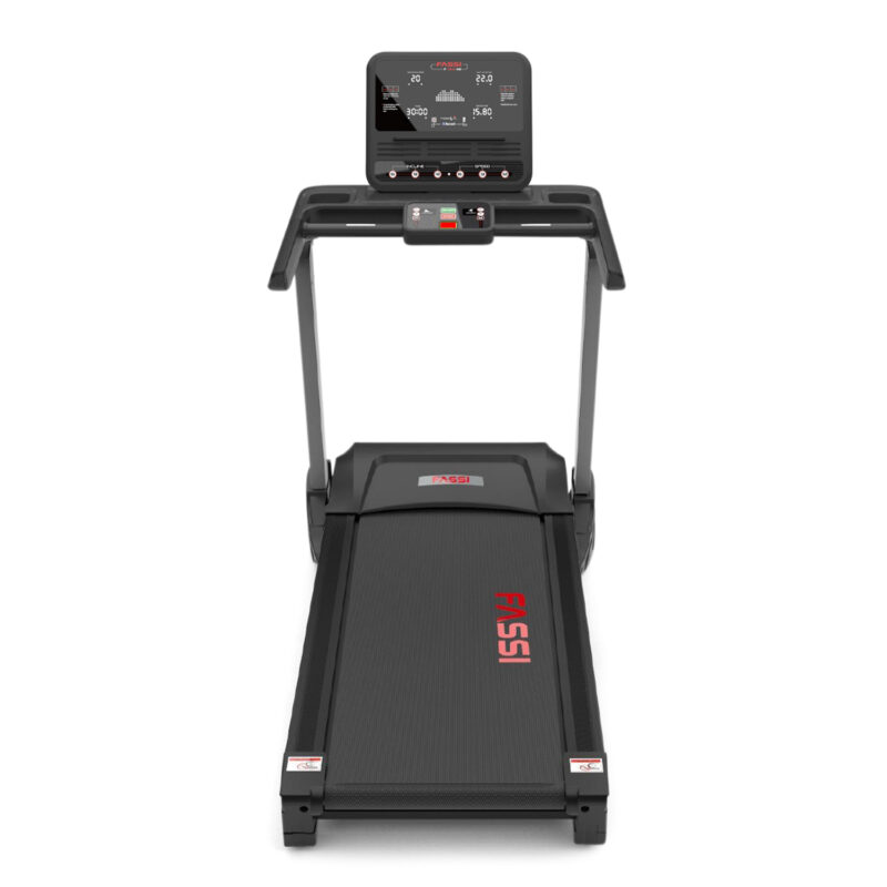 Tapis roulant Fassi 12.6 AC - Tapis roulant Elettrico 3 Hp con inclinazione 20% e 34 programmi di corsa - immagine 5