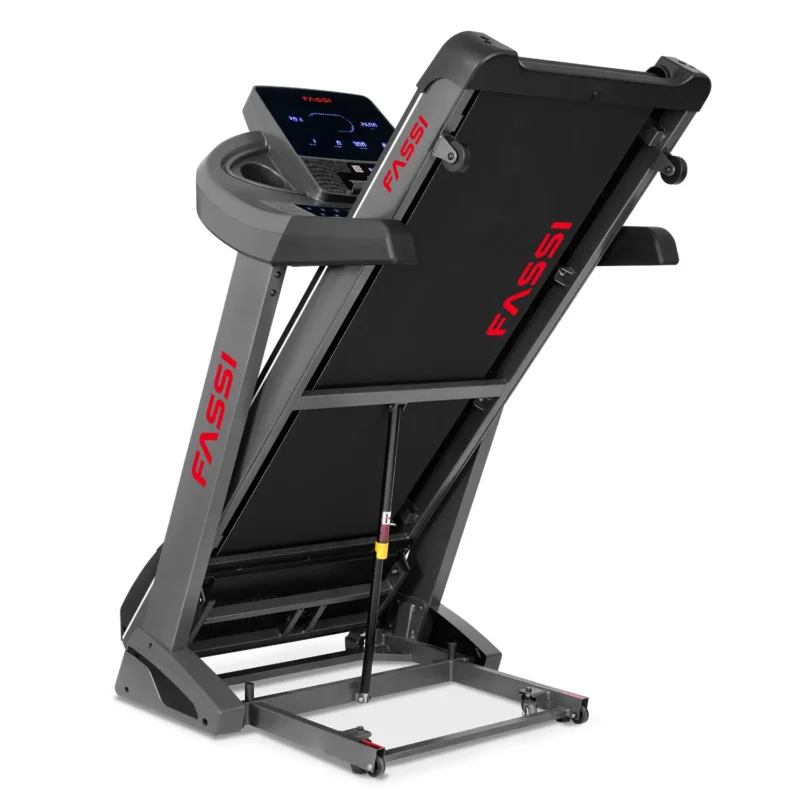 Tapis roulant Fassi F 9.0 - Tapis Roulant Elettrico, motore 3 Hp, inclinazione elettrica 20%, Fitness Training App - immagine 10