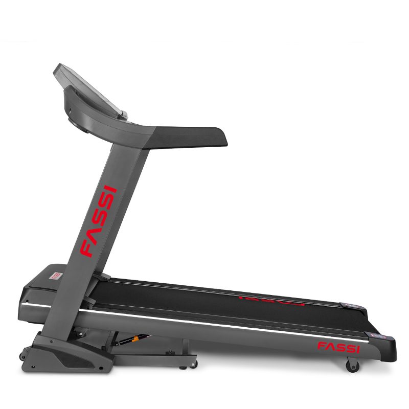 Tapis roulant Fassi F 9.0 - Tapis Roulant Elettrico, motore 3 Hp, inclinazione elettrica 20%, Fitness Training App - immagine 4