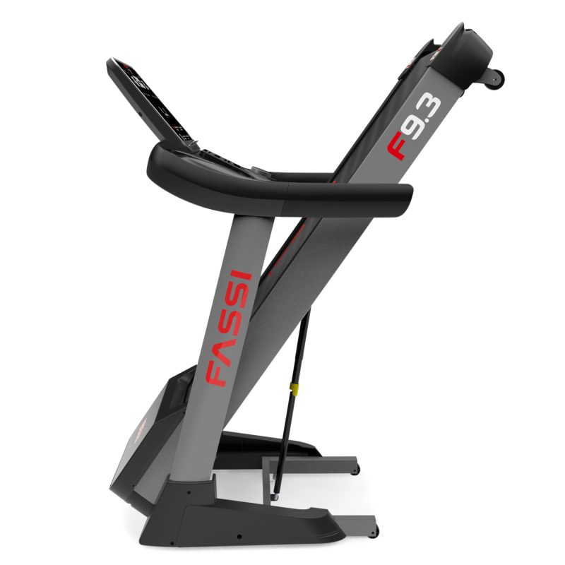 Tapis roulant Fassi FT-F 9.3 HRC - Tapis Roulant Elettrico, motore 3,5 Hp, 20 livelli di inclinazione, speakers mp3, fascia cardio inclusa - immagine 7