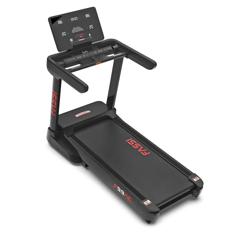 Tapis roulant Fassi 9.9 AC - Tapis Roulant Elettrico 3 Hp con 6 finestre LED prestazioni, 29 programmi di allenamento - immagine 4