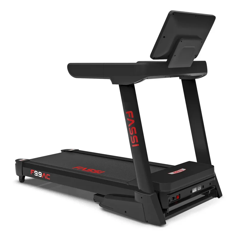 Tapis roulant Fassi 9.9 AC - Tapis Roulant Elettrico 3 Hp con 6 finestre LED prestazioni, 29 programmi di allenamento - immagine 2