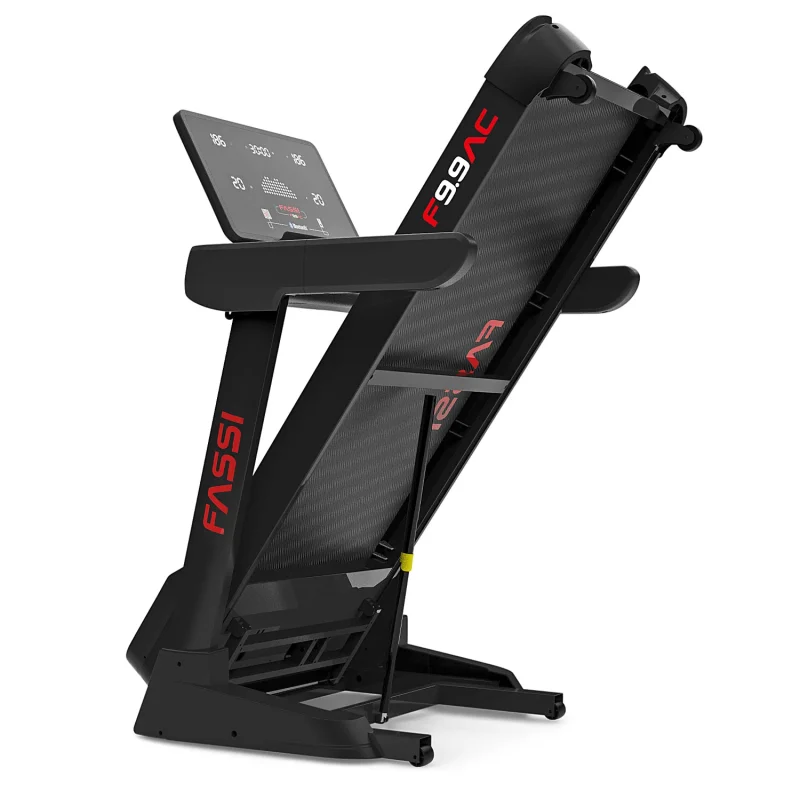 Tapis roulant Fassi 9.9 AC - Tapis Roulant Elettrico, motore 3 Hp a corrente alternata, display 6 finestre LED, 29 programmi - immagine 12