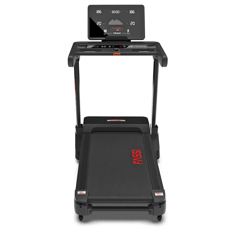 Tapis roulant Fassi 9.9 AC - Tapis Roulant Elettrico 3 Hp con 6 finestre LED prestazioni, 29 programmi di allenamento - immagine 11