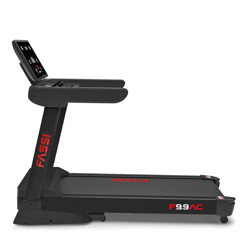 Tapis roulant Fassi 9.9 AC - Tapis Roulant Elettrico 3 Hp con 6 finestre LED prestazioni, 29 programmi di allenamento - immagine 6