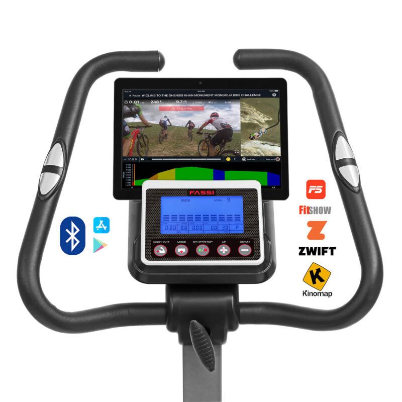 Cyclette Fassi FB245 con resistenza elettromagnetica 16 livelli di allenamento + 28 programmi e fino a 130 kg - immagine 3