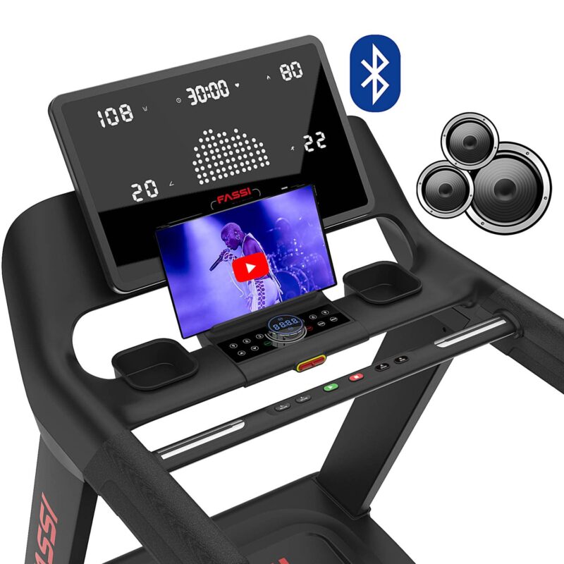 Tapis Roulant Elettrico Fassi Sport T80 collegamento bluetooth
