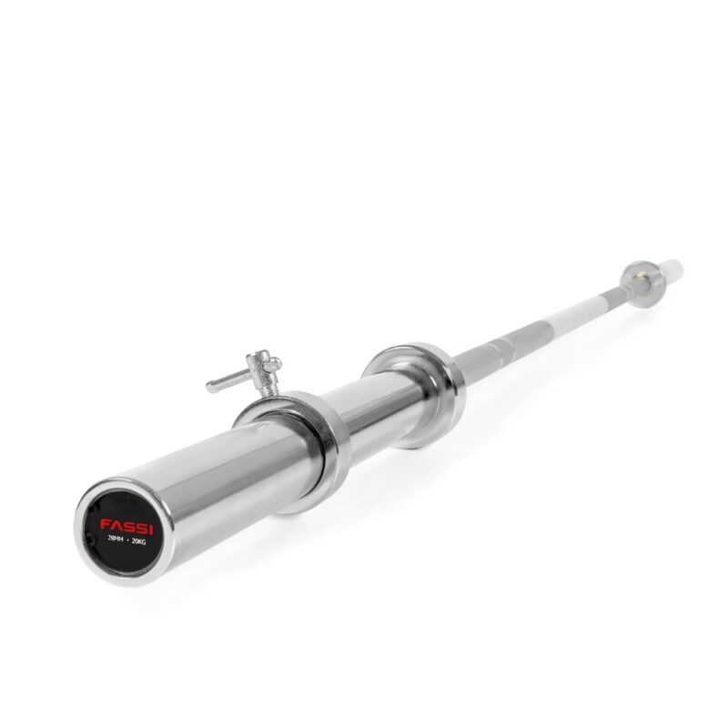 Bilanciere olimpionico diametro 28mm (50mm) 220 cm Fassi - immagine 2