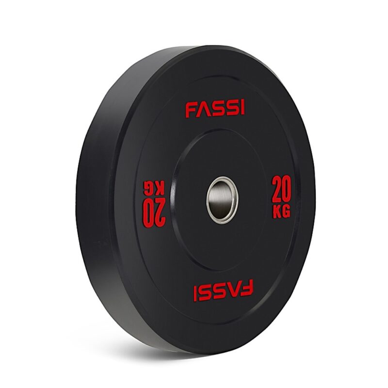 Bumper plate Olimpionico gommato 20 kg Fassi
