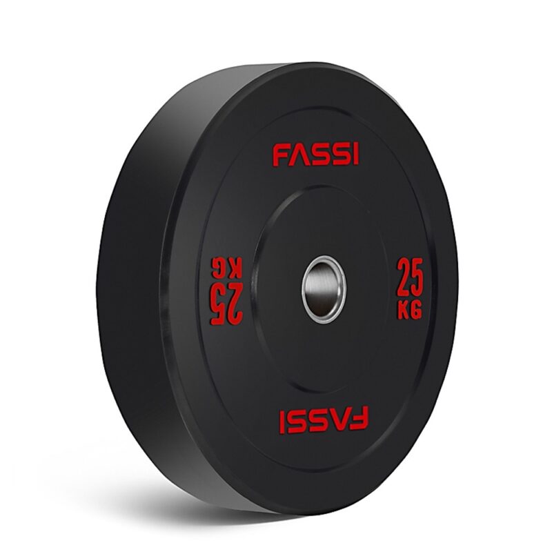 Bumper plate Olimpionico gommato 25 kg Fassi