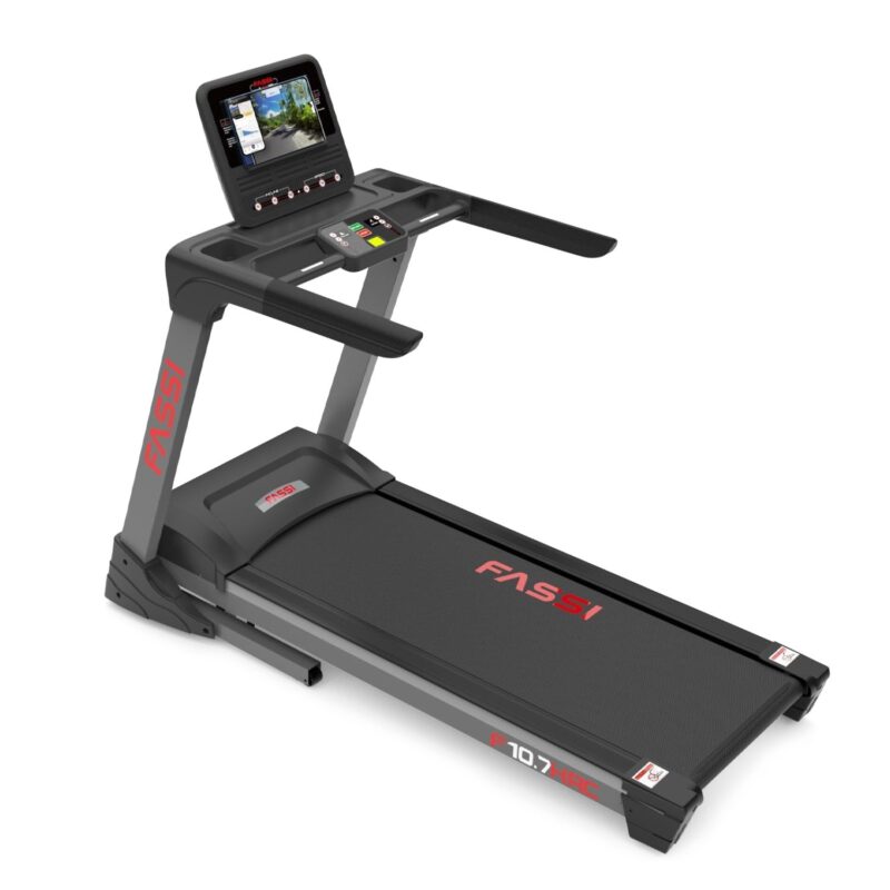 Tapis roulant Fassi F 10.7 - Tapis Roulant Elettrico, motore 3,5 Hp, Fitness Training App, velocità 22 km/h - immagine 12