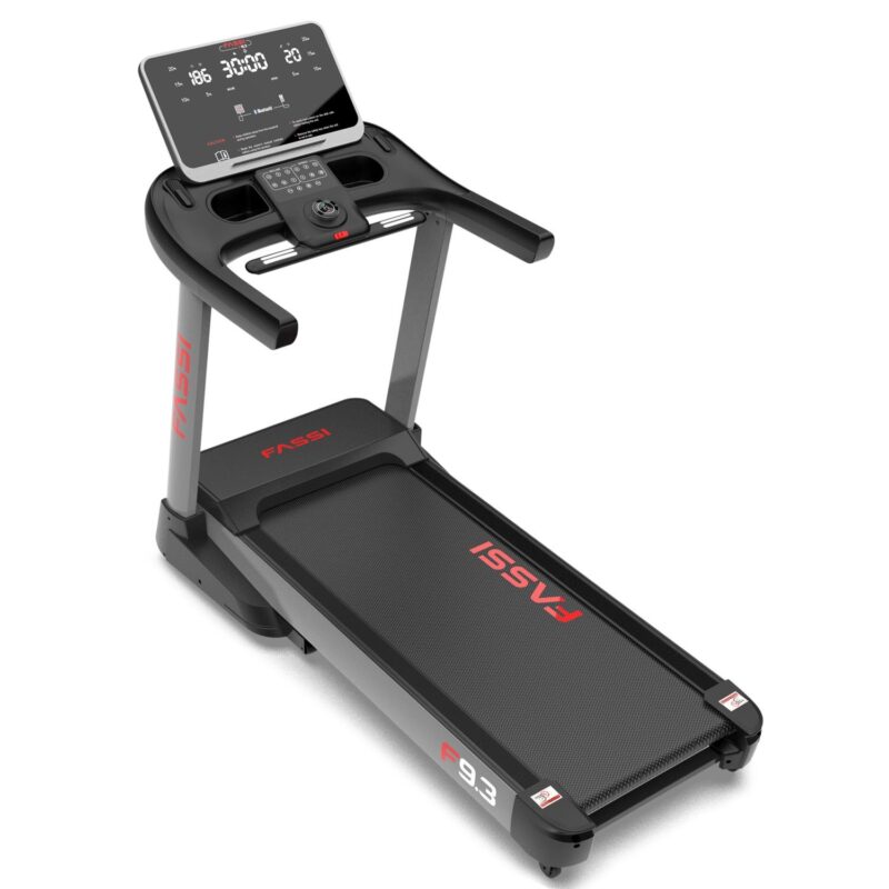 Tapis roulant Fassi FT-F9.3 HRC - Tapis Roulant Elettrico 3,5 Hp con 20 livelli di inclinazione, speakers mp3 e fascia cardio inclusa - immagine 4