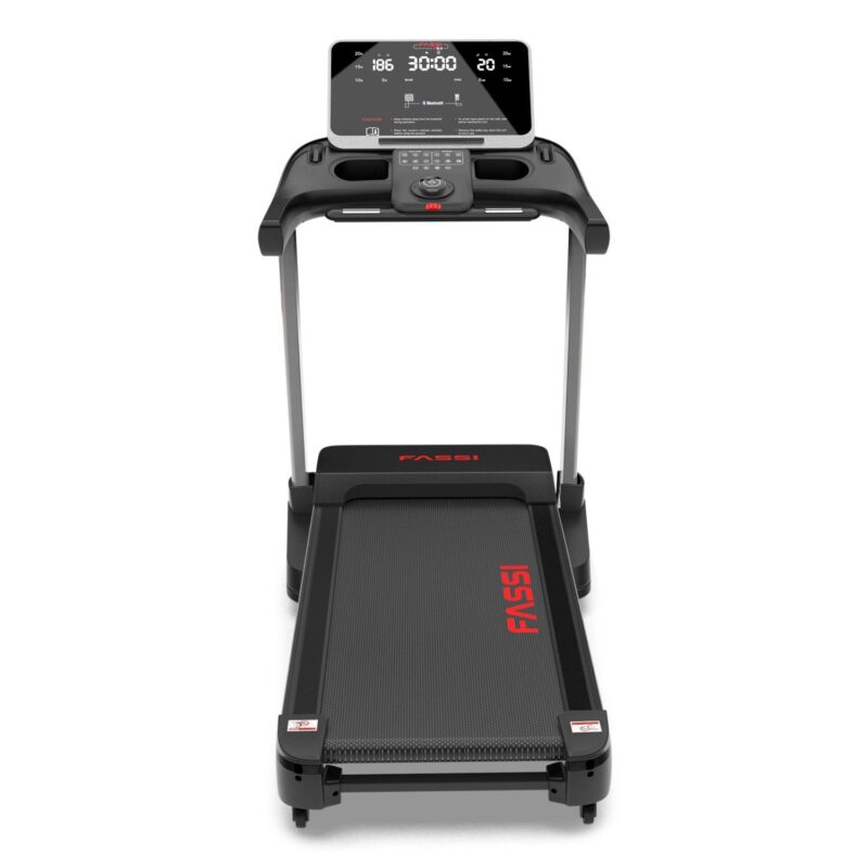 Tapis roulant Fassi FT-F9.3 HRC - Tapis Roulant Elettrico 3,5 Hp con 20 livelli di inclinazione, speakers mp3 e fascia cardio inclusa - immagine 9