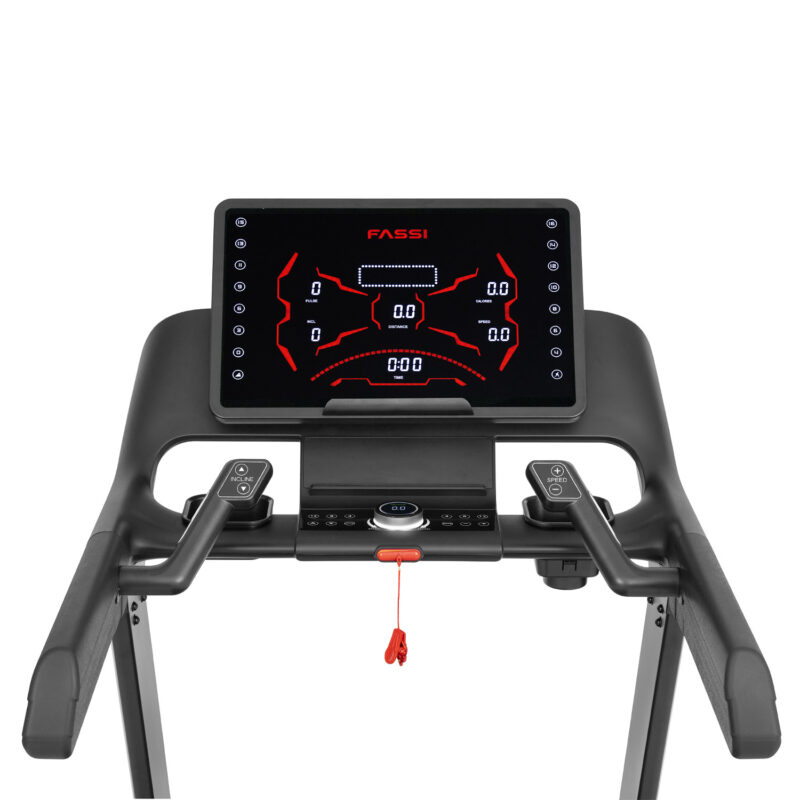 Tapis roulant Fassi F 13.3 AC - Tapis Roulant Elettrico con motore 4 Hp a Corrente Alternata, 73 programmi di allenamento - immagine 2