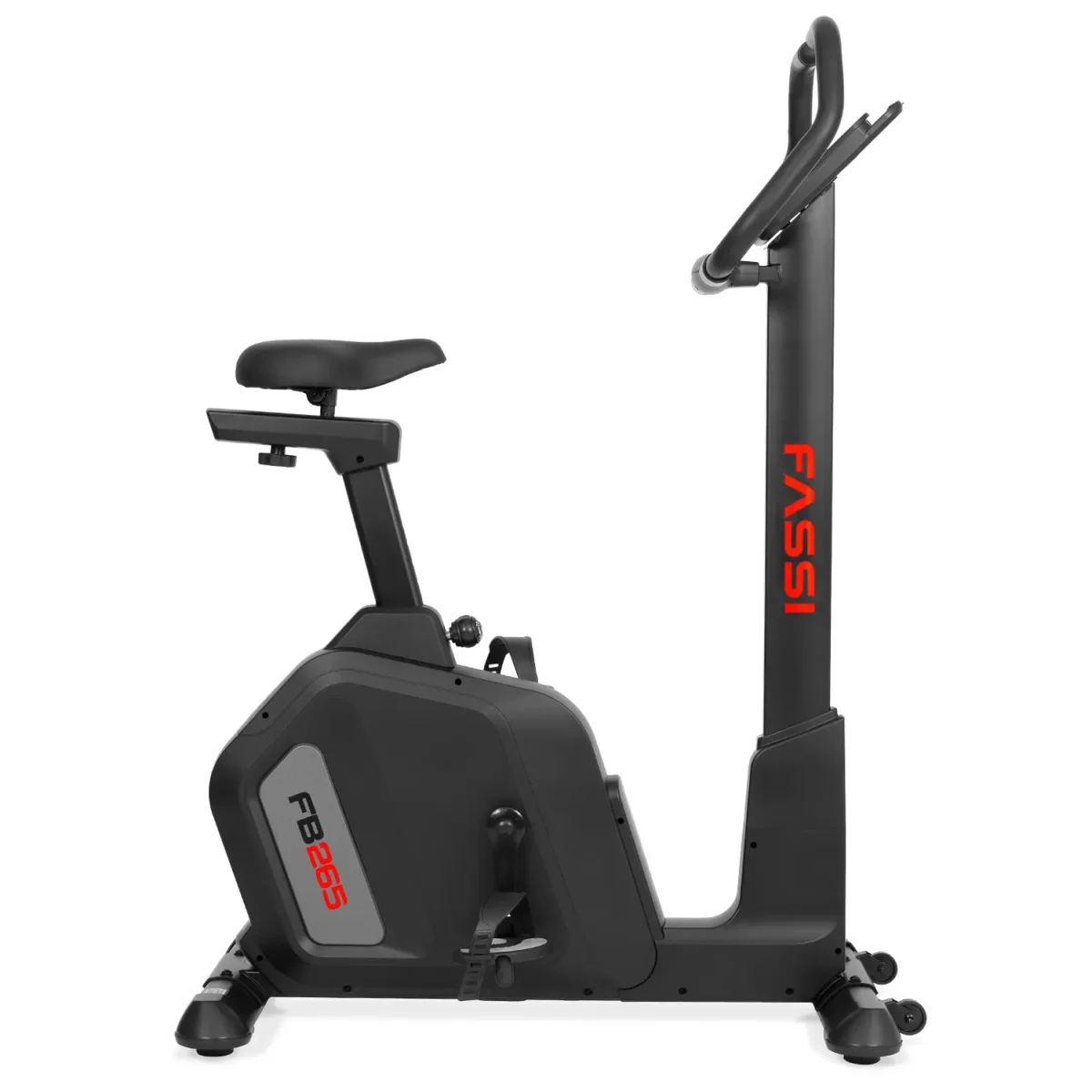 Cyclette Fassi FB265 Elettromagnetica - Regolazione sforzo 32 livelli, 15 programmi di allenamento, accesso facilitato, utenti fino a 140 kg